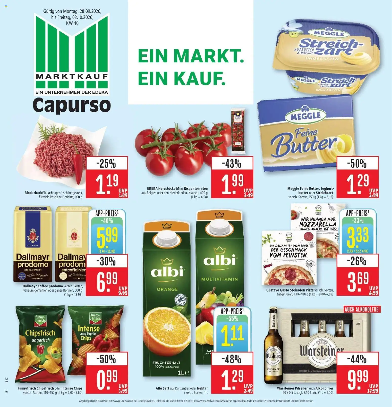 Vorschau von dem Prospekt des Geschäftes Marktkauf, gültig ab dem 28.09.2026