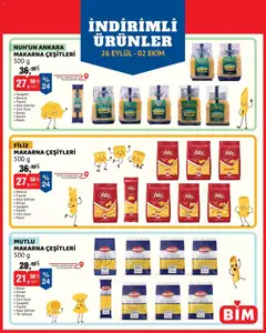 BİM BİM Katalog 26.09.2026 - Broşürünün önizlemesi