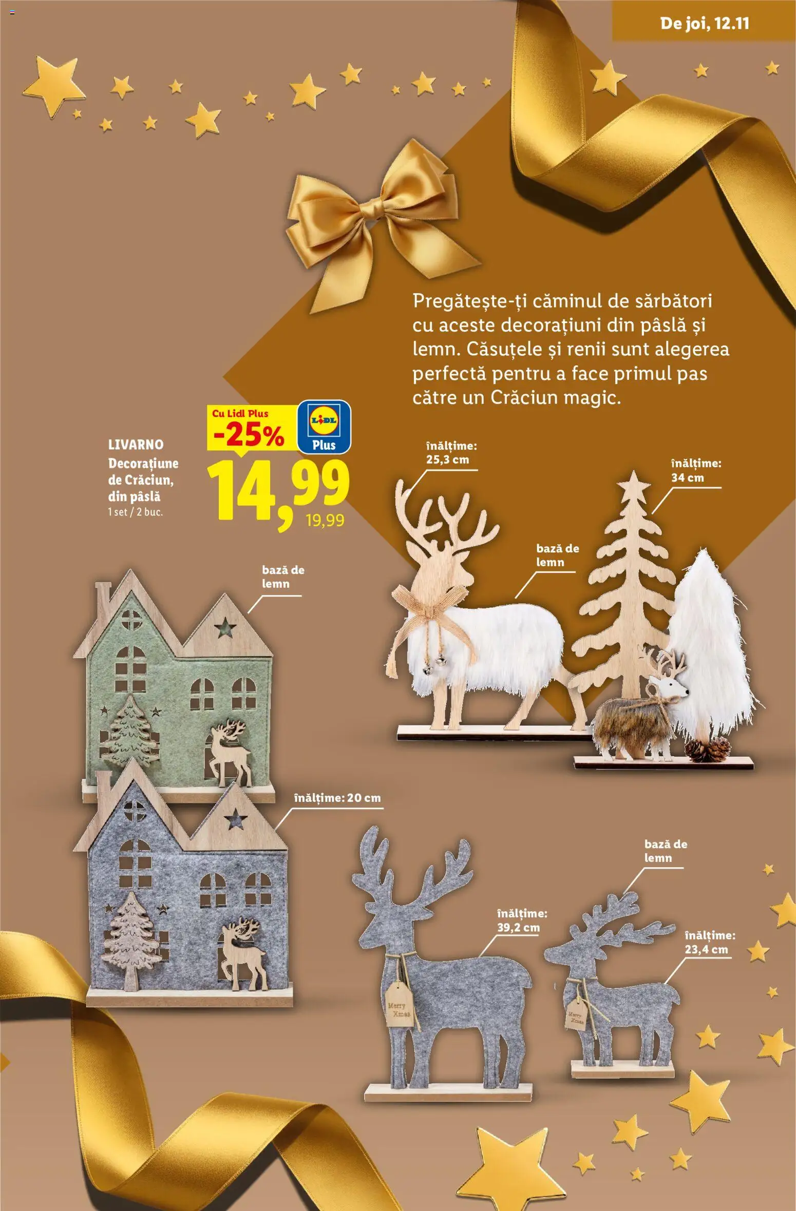 Previzualizarea de cataloage: Lidl Lidl Catalog Decorațiuni valabil de la 05.11.2026 - Plus