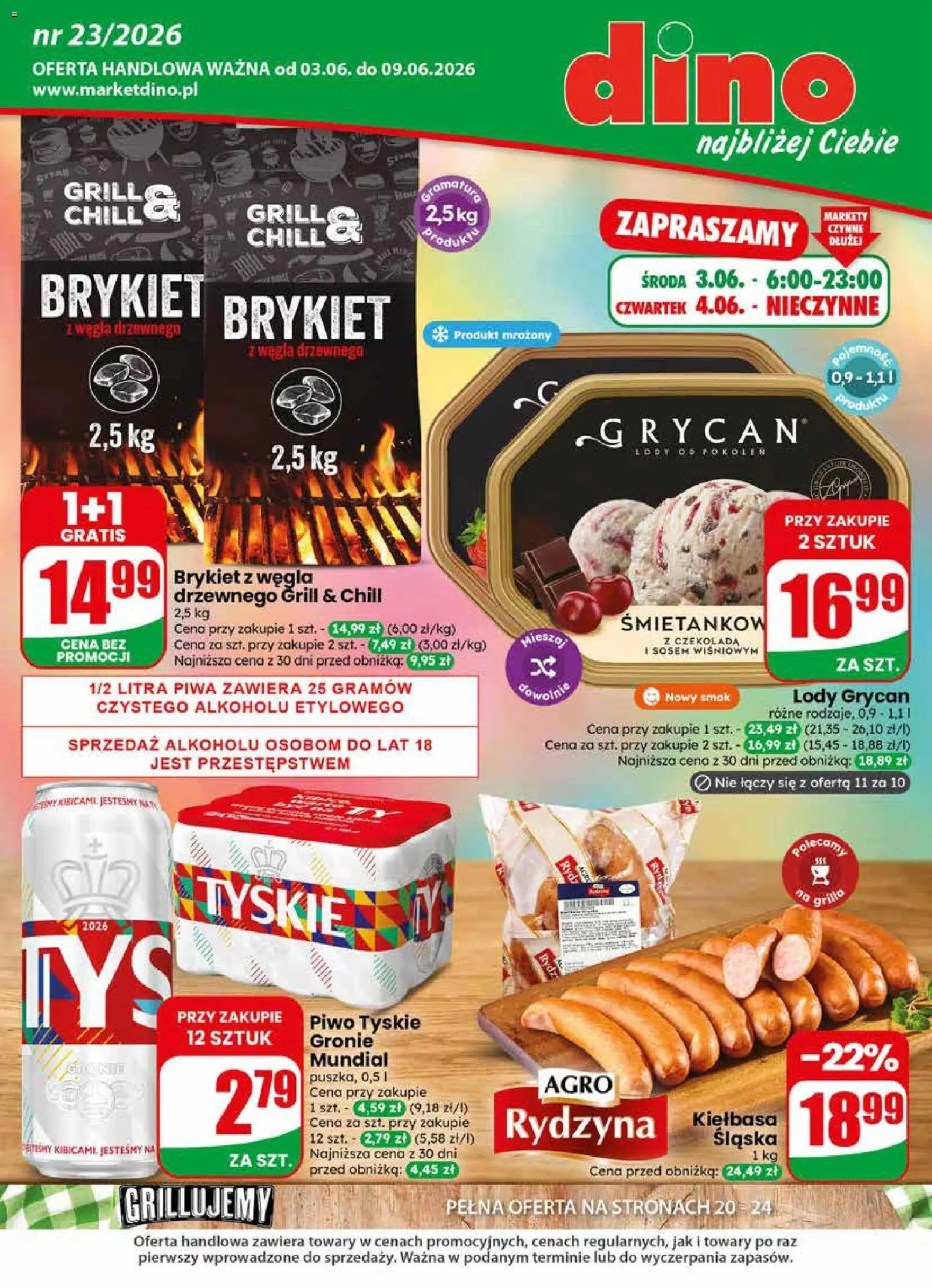 Pogląd gazetki "Dino gazetka" ze sklepu Dino ważnej od 03.06.2026