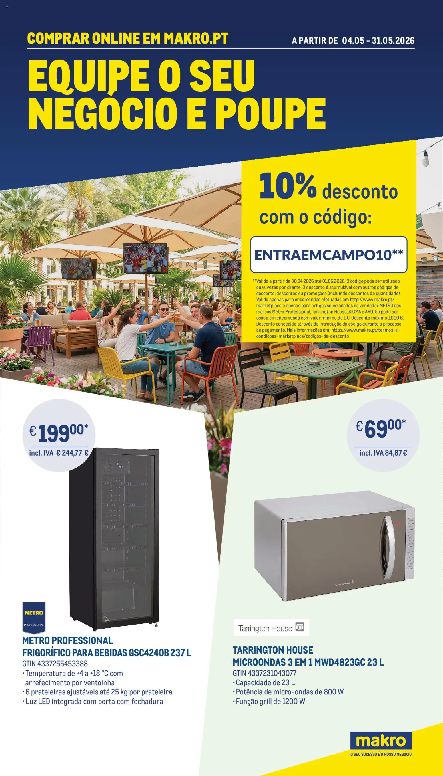 Pré-visualização do folheto da loja Makro válida a partir de 04/05/2026