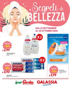 Anteprima dell'opuscolo Galassia volantino Bellezza dal negozio Galassia valido da 21/09/2026