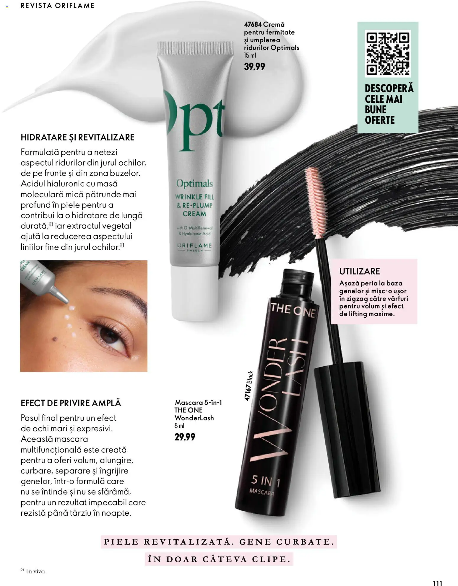 Previzualizarea de cataloage: Oriflame Oriflame Catalog 15 2026 valabil de la 11.11.2026 - Black, Masă, Cremă, Ochi, Mascara
