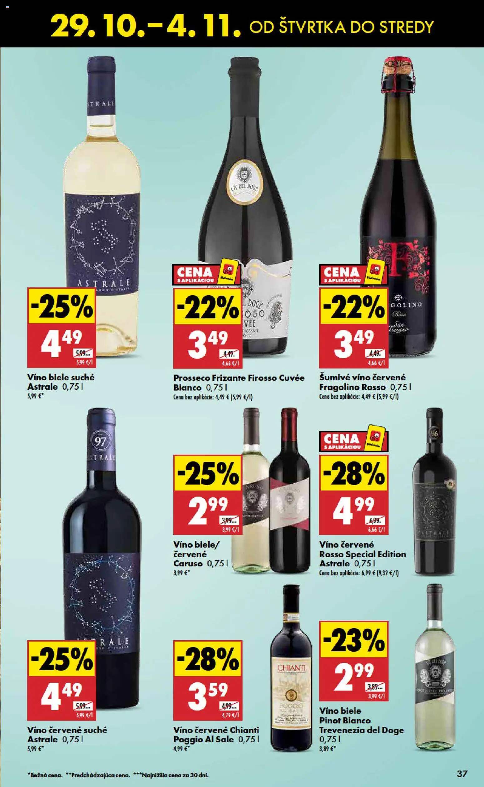 Náhľad Biedronka letáku platného od 29.10.2026 - Víno, Prosecco, Šumivé víno