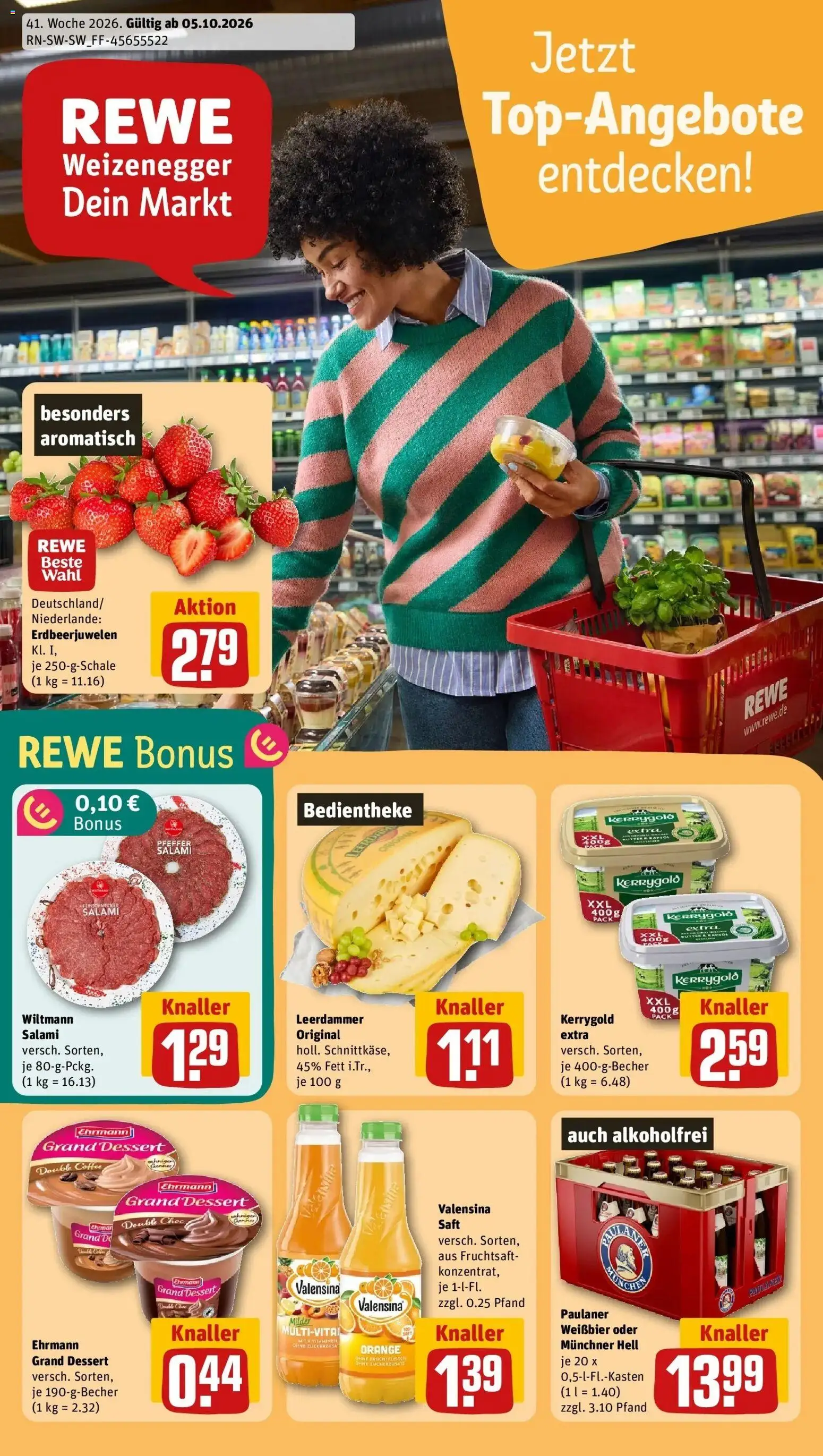 Vorschau von dem Prospekt des Geschäftes Rewe, gültig ab dem 05.10.2026