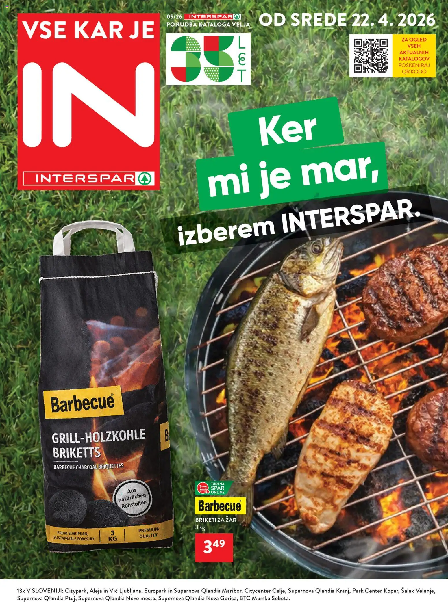 Predogled kataloga iz trgovine Spar veljaven od 22.04.2026 - Zar, Briketi
