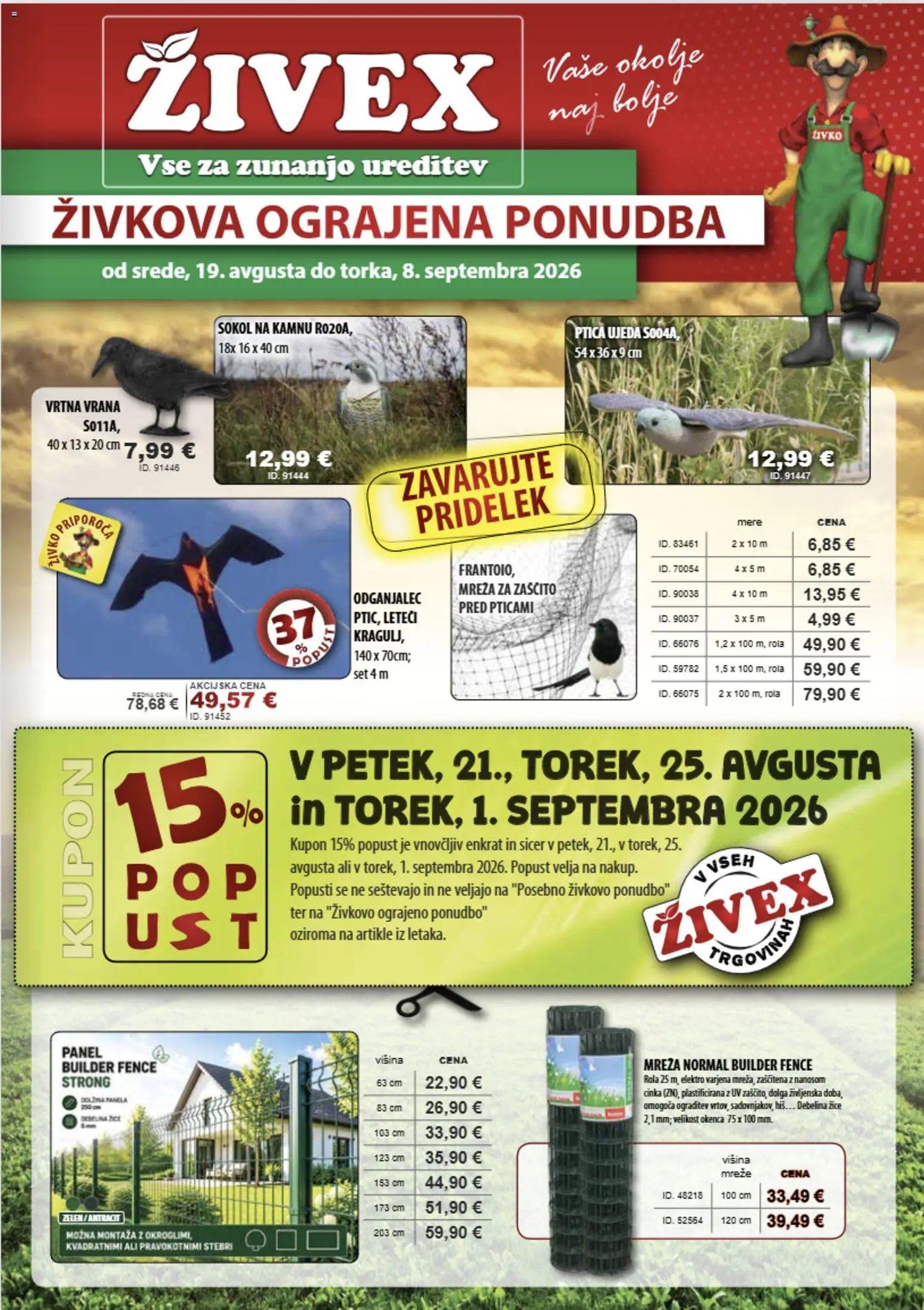 Predogled kataloga iz trgovine Živex veljaven od 19.08.2026