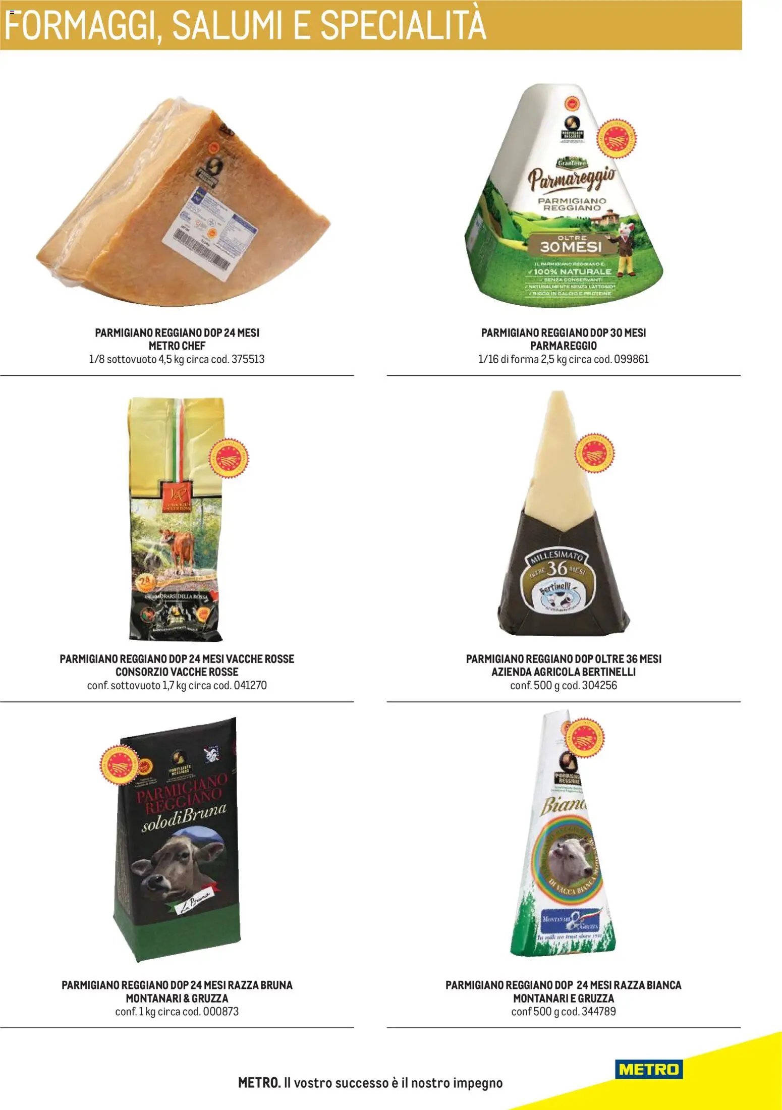 Anteprima dell'opuscolo Metro volantino Hotel dal negozio Metro valido da 31/08/2026 - Parmigiano reggiano, Parmigiano, Specialità