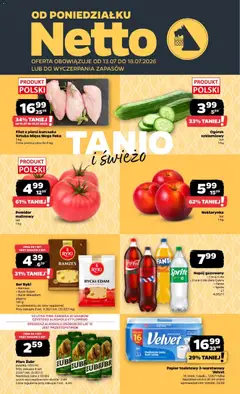 Pogląd gazetki "Netto gazetka od poniedziałku" ze sklepu Netto ważnej od 13.07.2026
