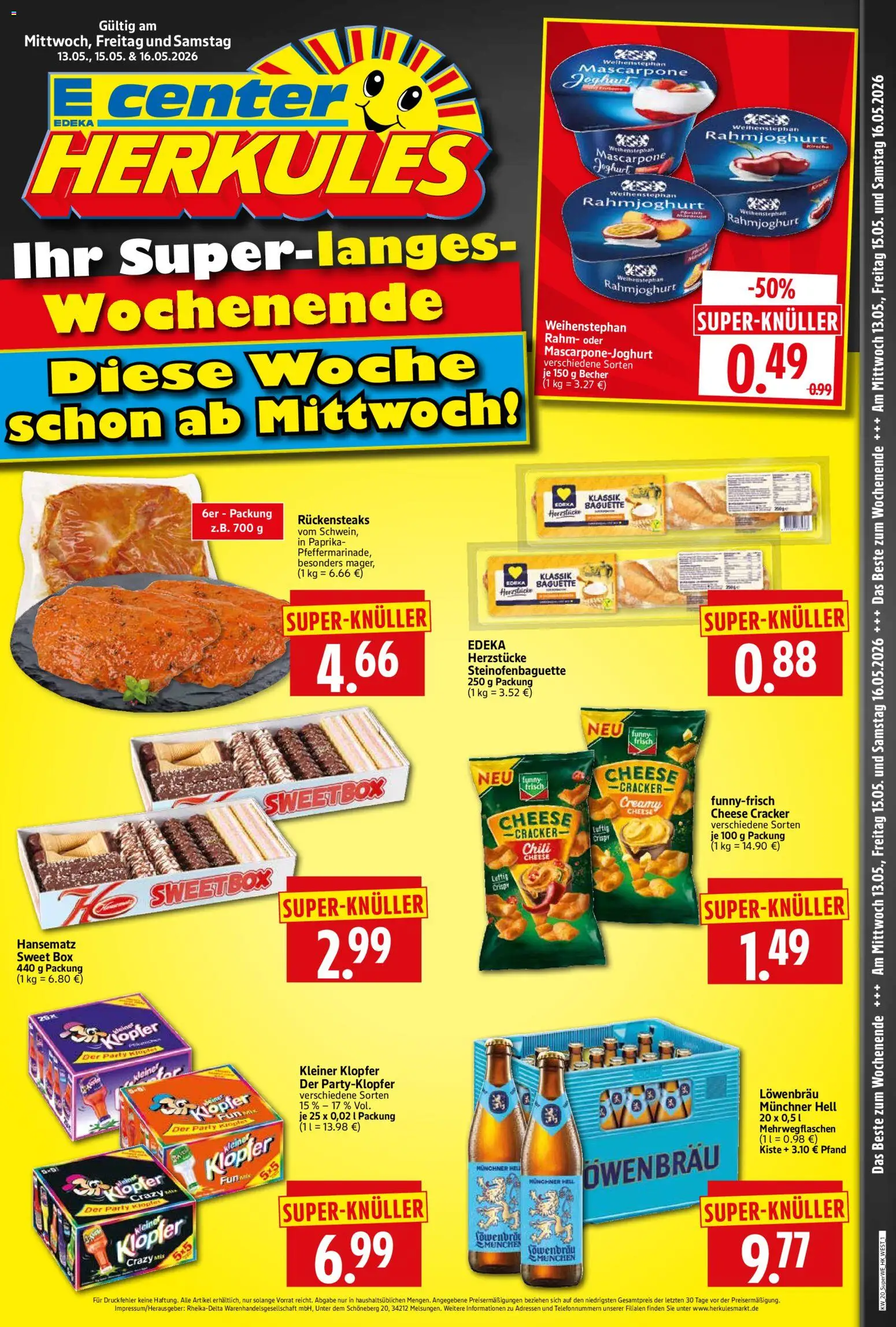 Vorschau von dem Prospekt des Geschäftes HERKULES, gültig ab dem 13.05.2026