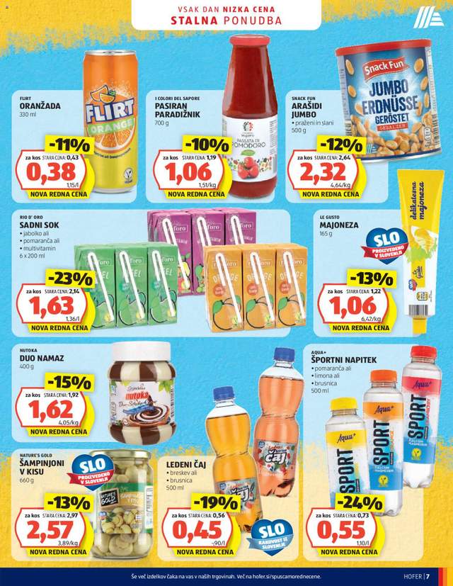Novi Hofer katalog od 01.07.