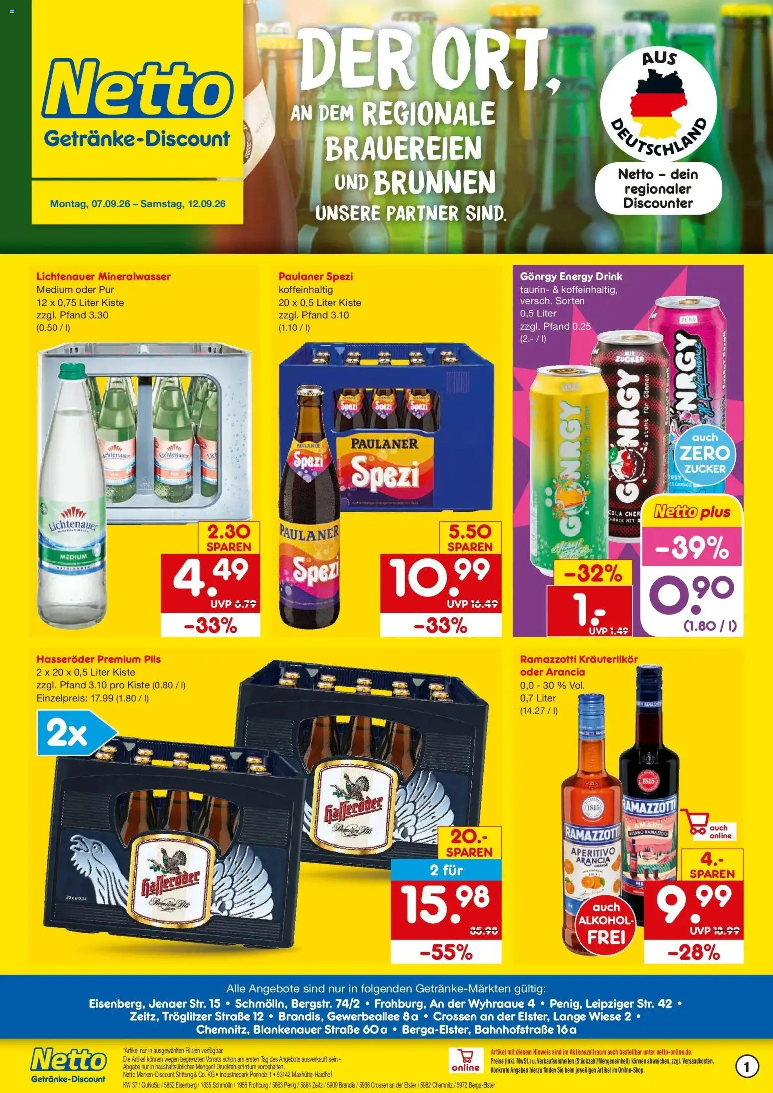 Vorschau von dem Prospekt des Geschäftes Netto Marken-Discount, gültig ab dem 07.09.2026