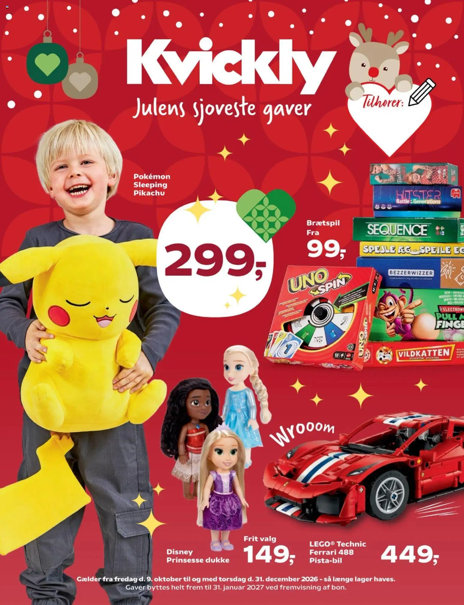 Eksempel på tilbudsavis Kvickly - Legetøjskatalog fra butik Kvickly gyldig fra 09/10/2026 - Æg