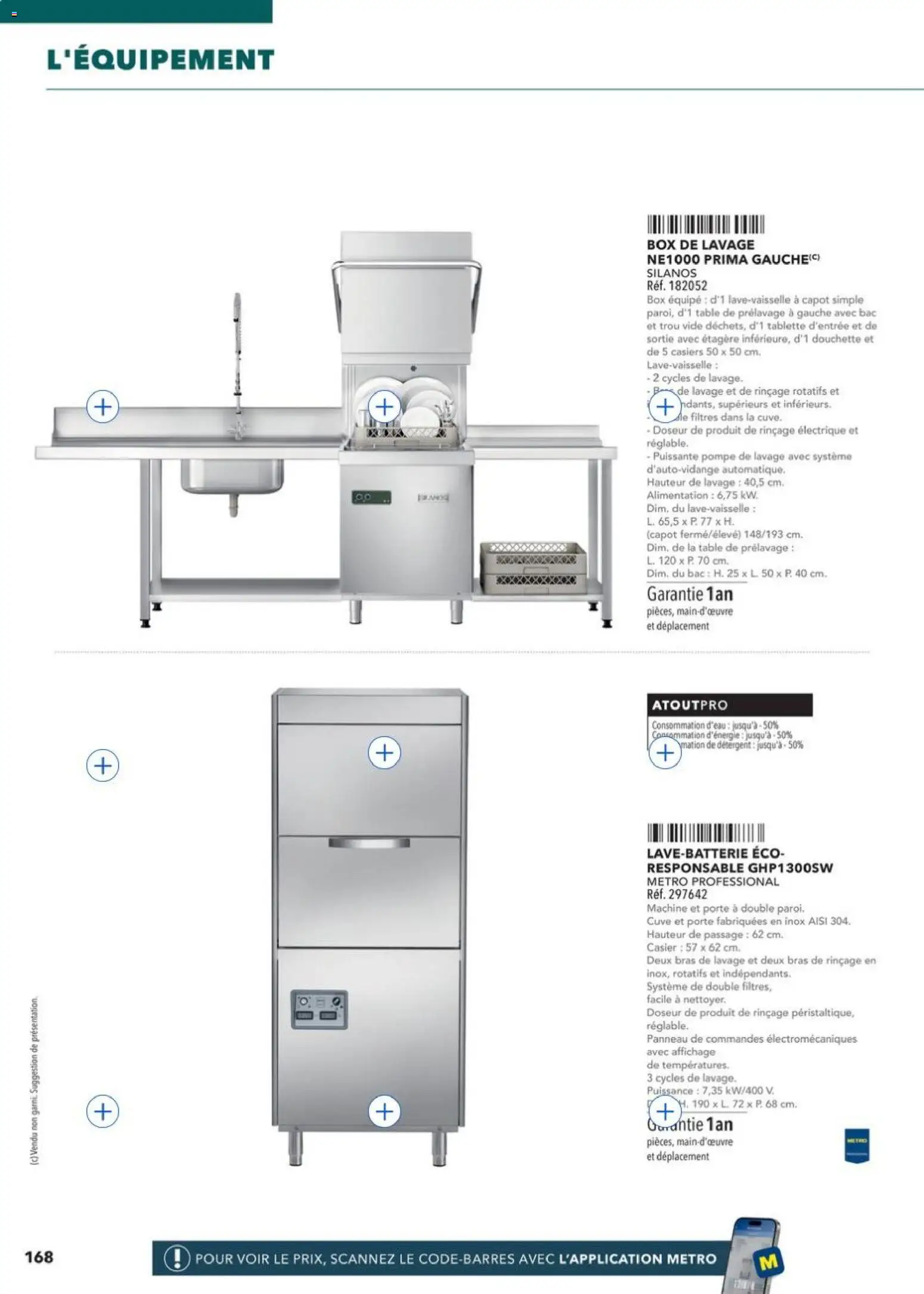 Prévisualisation de METRO - Restauration rapide du magasin METRO formulaire valide 14/04/2026 - Alimentation, Tablette, Porte, Table, Étagère, Casier, Détergent