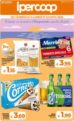 Anteprima dell'opuscolo Ipercoop volantino Sicilia dal negozio Ipercoop valido da 21/08/2026