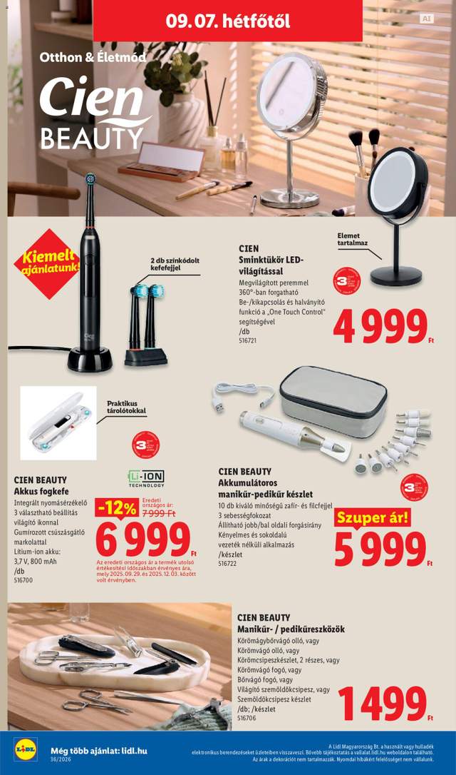 Új Lidl akciós újság 09.03.