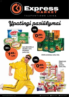 Express market parduotuvės leidinio Express market leidinys galiojančio nuo 2026.09.13 peržiūra
