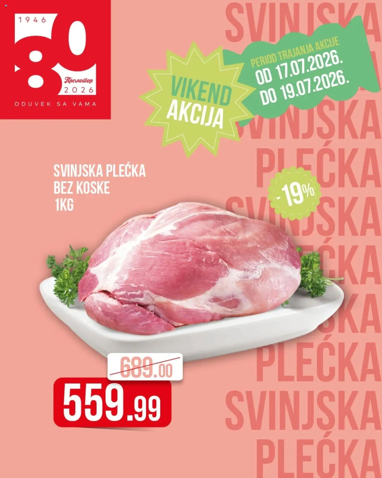 Pregled Metalac Proleter kataloga - važi od 17.07.2026