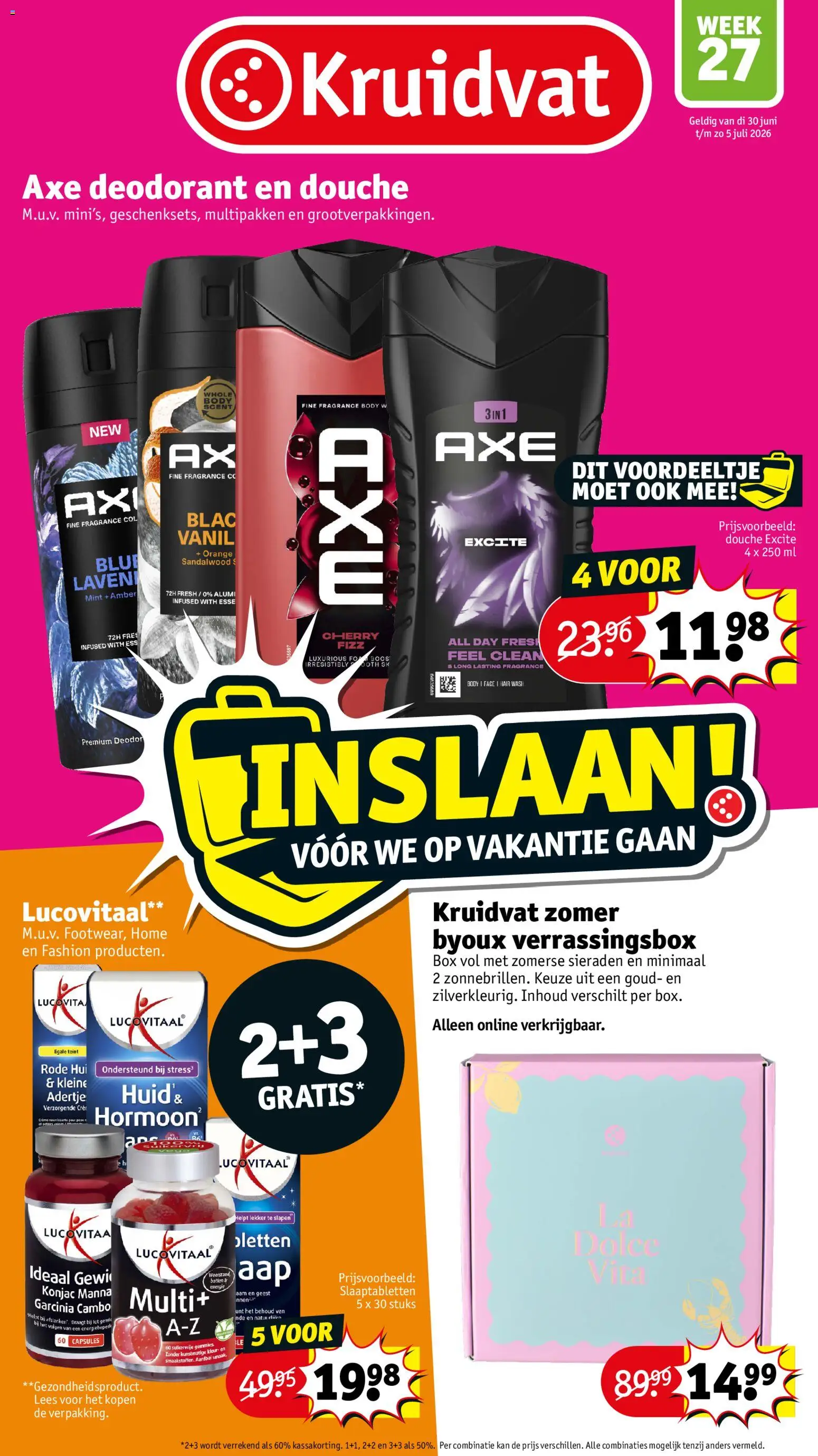 Voorbeeld van Kruidvat folder week 27 van winkel Kruidvat geldig vanaf 30-06-2026