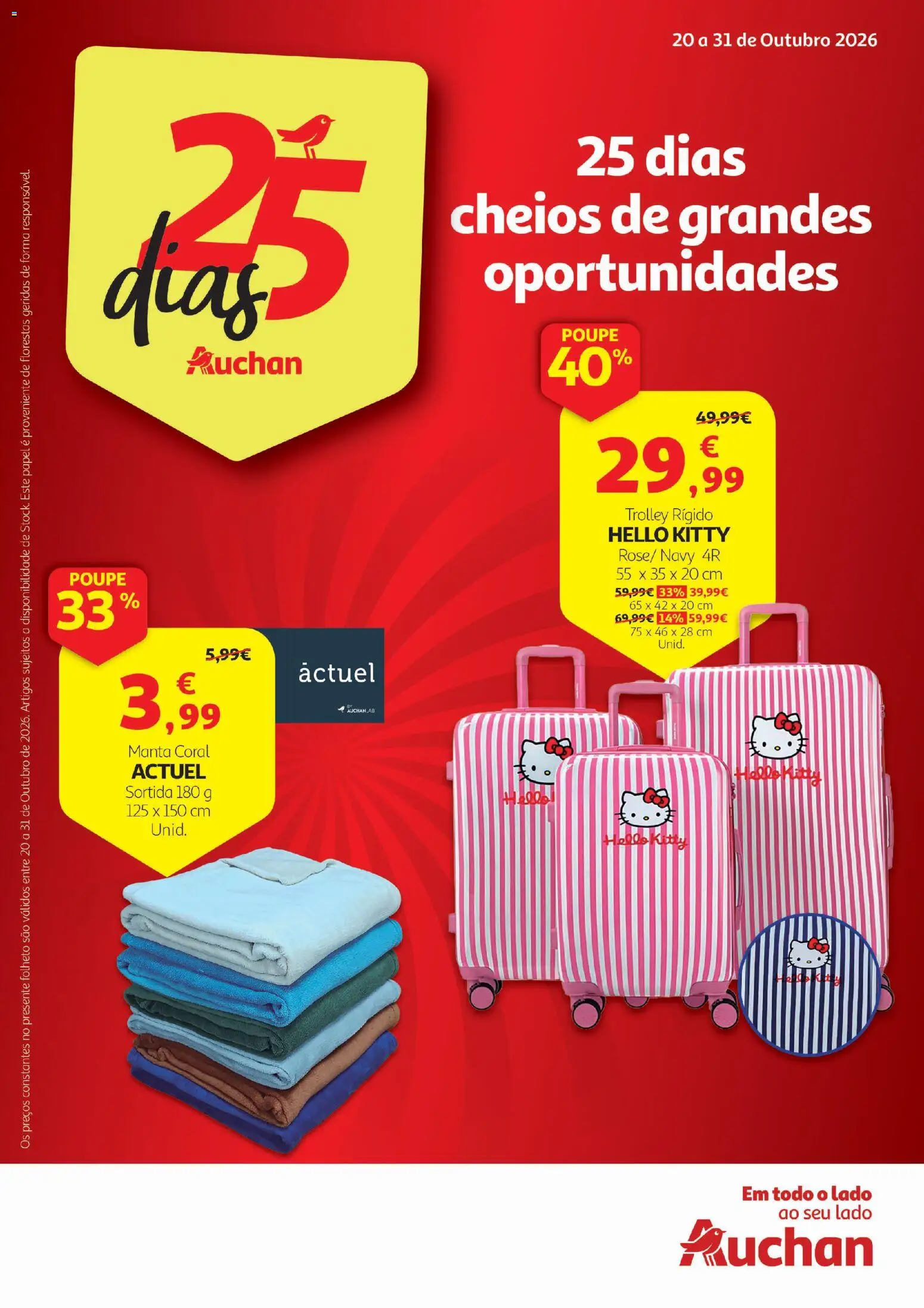 Pré-visualização do folheto da loja Auchan válida a partir de 20/10/2026 - Manta