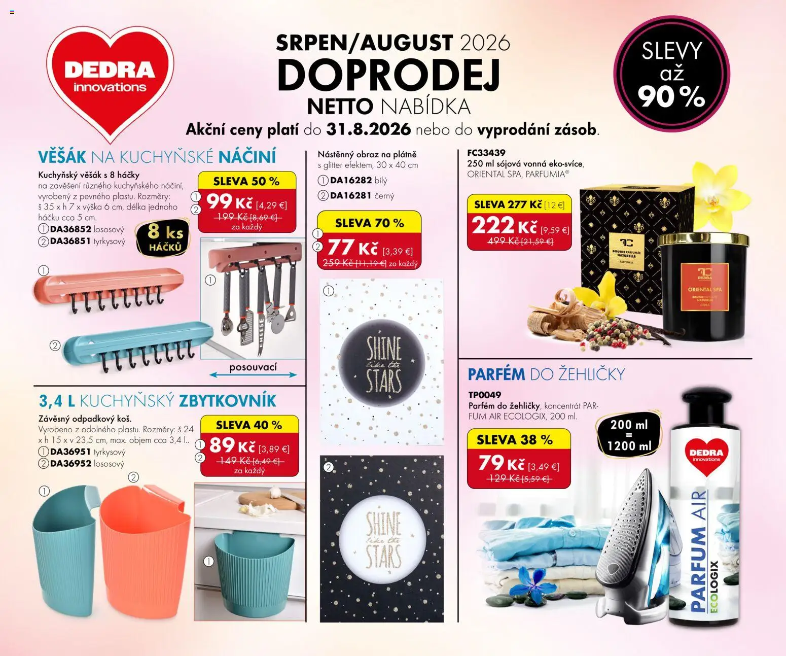 Náhľad Dedra letáku platného od 01.08.2026
