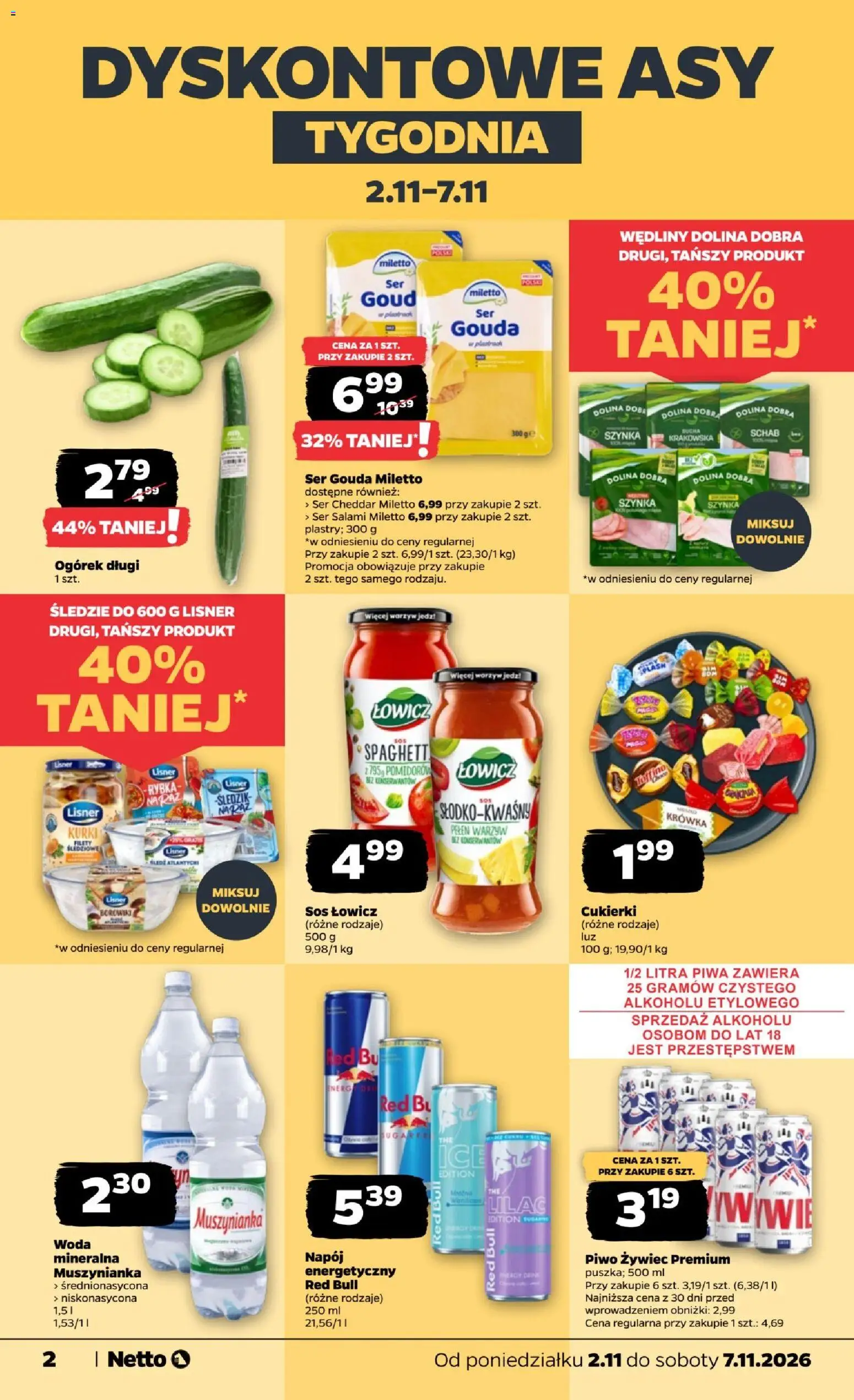 Pogląd gazetki "Netto gazetka od poniedziałku" ze sklepu Netto ważnej od 02.11.2026