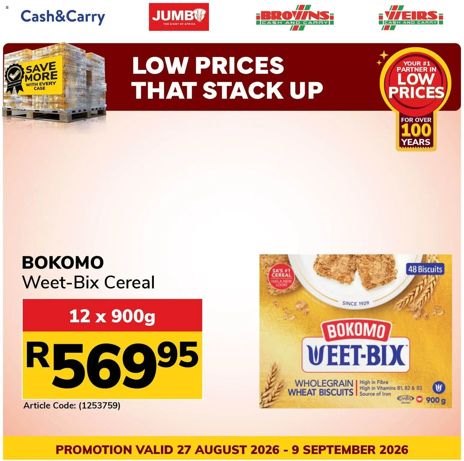 Preview of Jumbo flyer valid from 27/08/2026 - Iron, Biscuits, Vitamins, Case