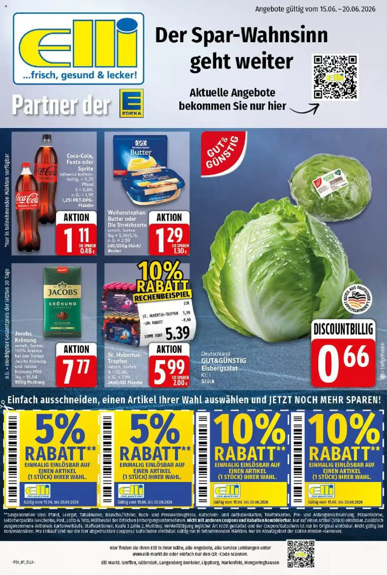 Vorschau von dem Prospekt des Geschäftes Elli Markt, gültig ab dem 15.06.2026