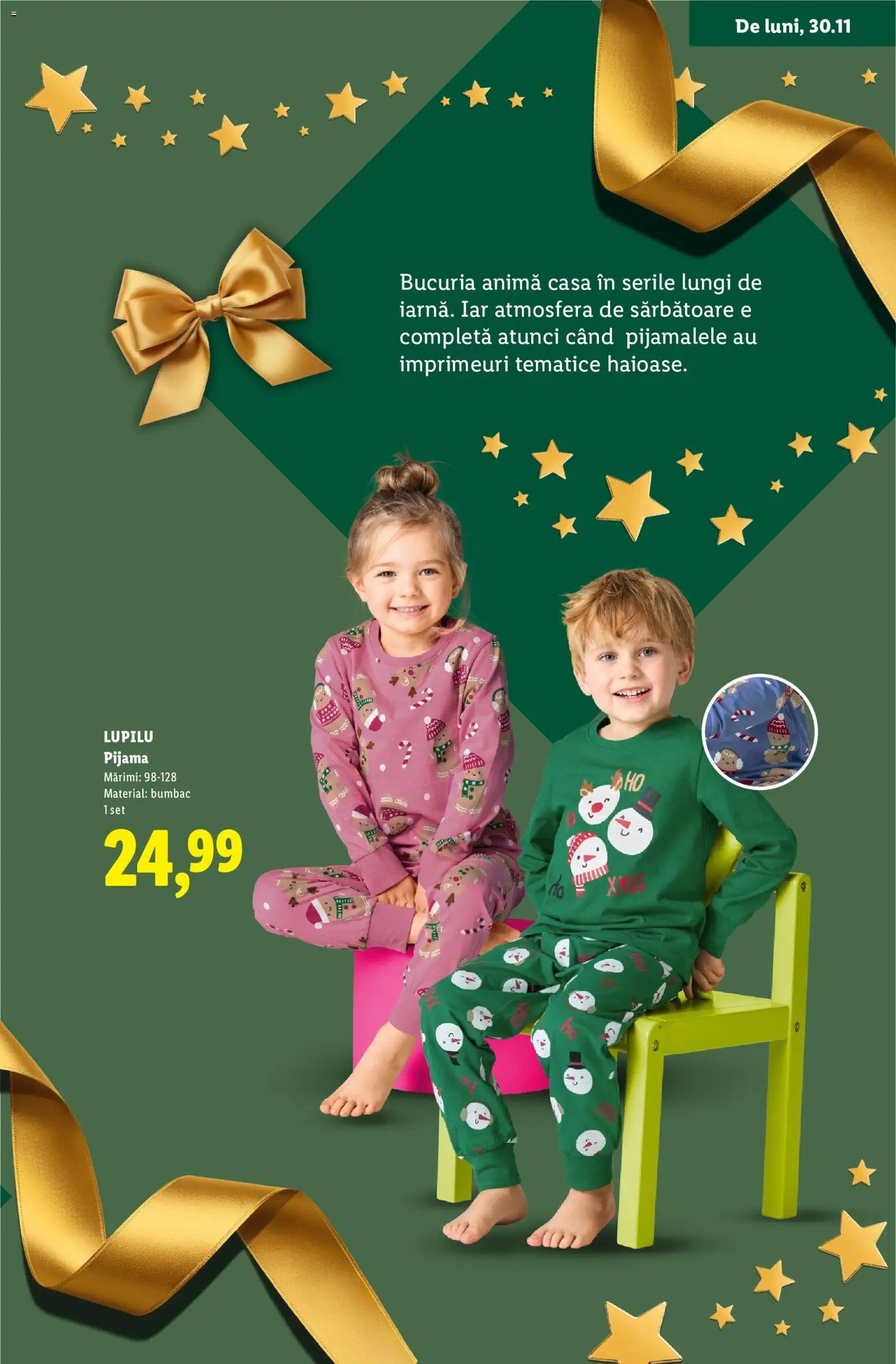 Previzualizarea de cataloage: Lidl Lidl Catalog Decorațiuni valabil de la 05.11.2026 - Sport, Pijamă