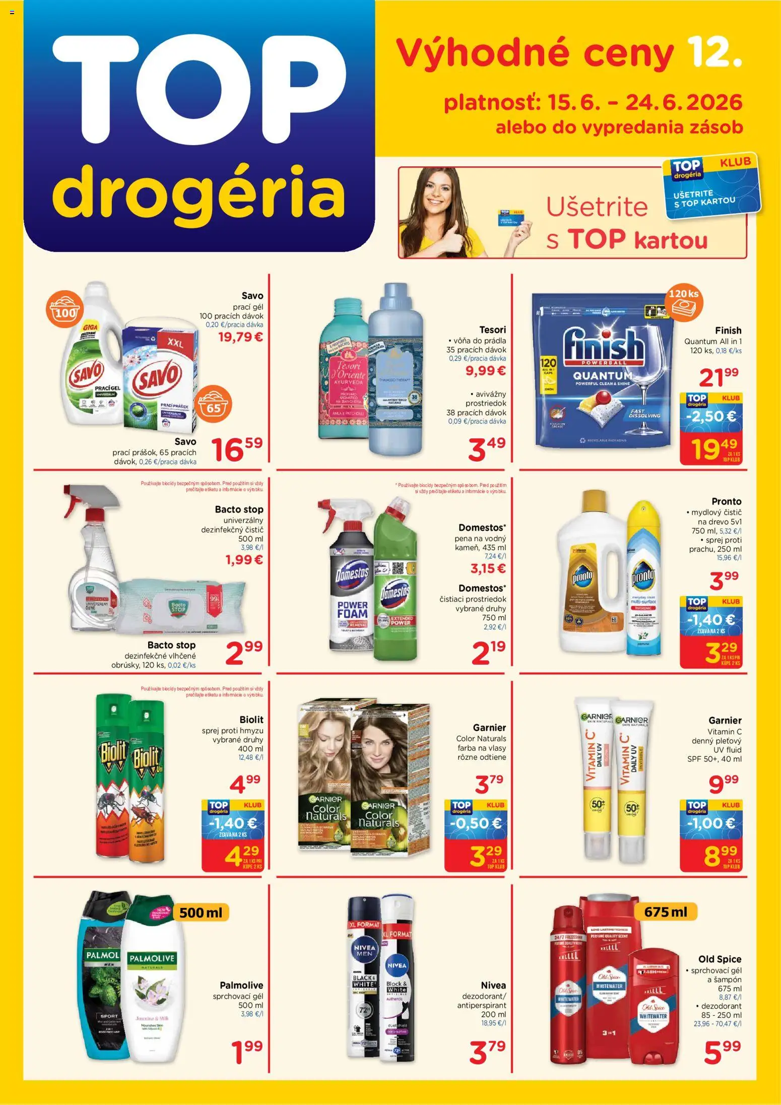 Náhľad TOP Drogéria letáku platného od 15.06.2026