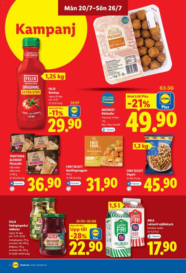 Nytt Lidl reklamblad från 20/07