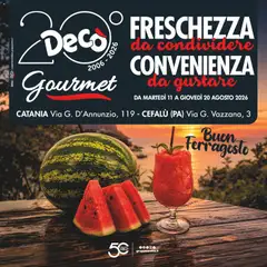 Anteprima dell'opuscolo Decò volantino Gourmet Sicilia dal negozio Decò valido da 11/08/2026