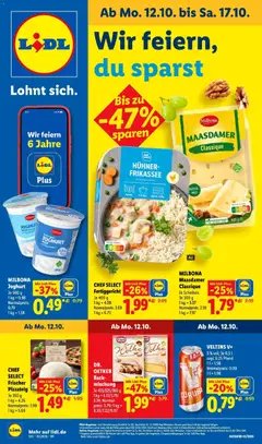 Vorschau von dem Prospekt des Geschäftes Lidl, gültig ab dem 12.10.2026