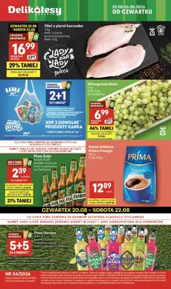 Pogląd gazetki "Delikatesy Centrum gazetka" ze sklepu Delikatesy Centrum ważnej od 20.08.2026