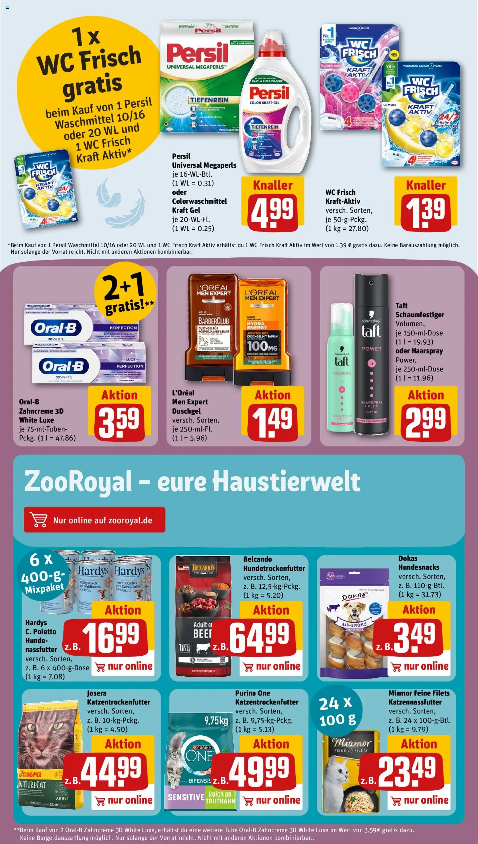 Vorschau von dem Prospekt des Geschäftes Rewe, gültig ab dem 07.09.2026 - Kürbis, Energy, Waschmittel, Persil, Duschgel, Haarspray, Purina one, Wc frisch