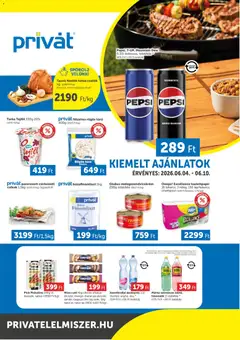 PRIVÁT - PRIVÁT Déli vármegyék megtekintése, amely érvényes 2026.06.04.-től