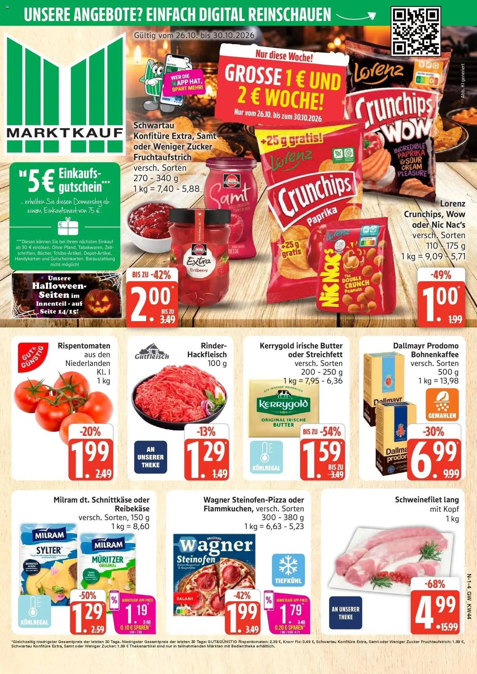 Vorschau von dem Prospekt des Geschäftes Marktkauf, gültig ab dem 26.10.2026