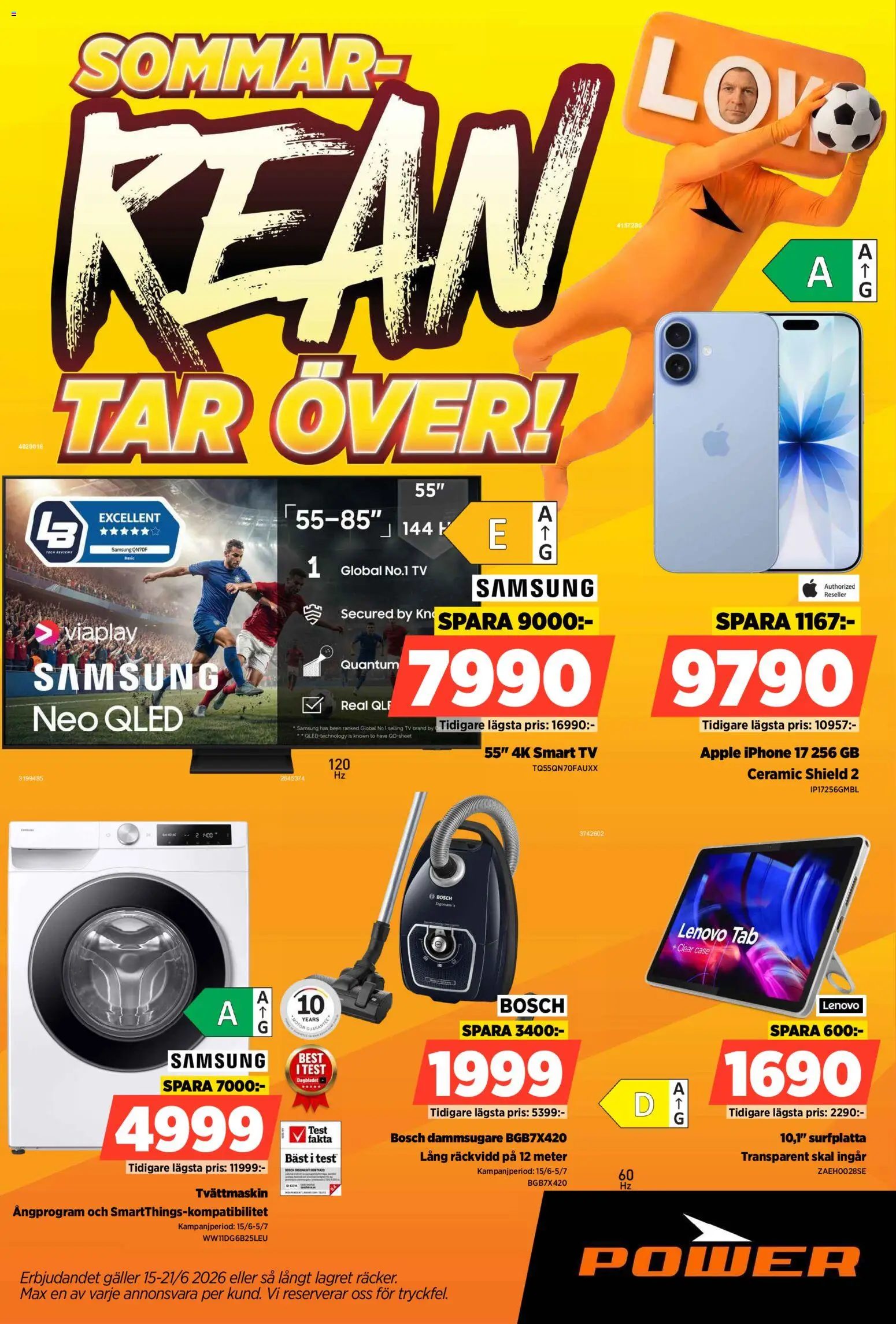 Förhandsgranska reklamblad Power erbjudanden från butik Power gäller från 15/06/2026