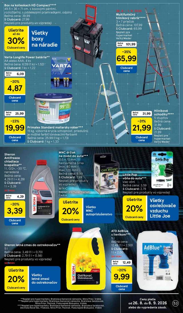 Nový Tesco leták od 26.08.
