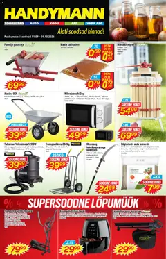 Handymann kliendilehe eelvaade alates 11.09.2026