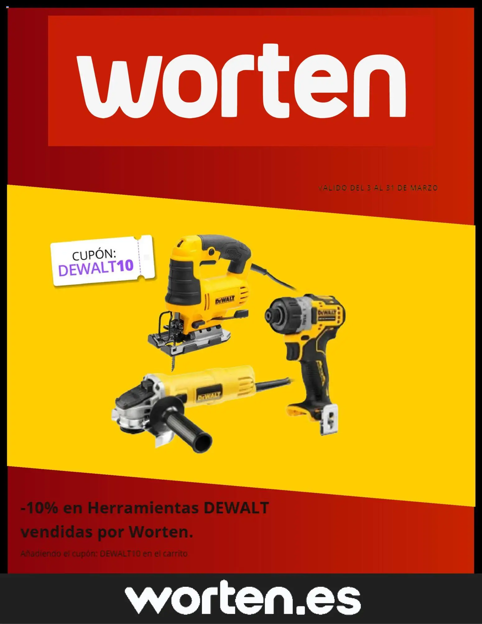 Vista previa del folleto de la tienda Worten válido desde el 03/03/2026 - Herramientas