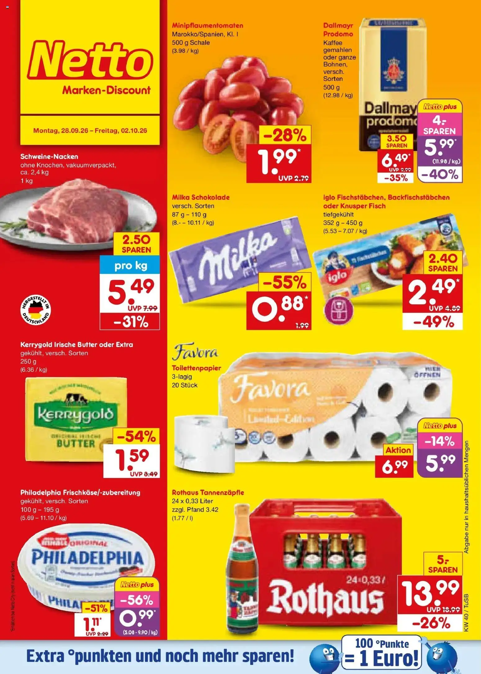 Vorschau von dem Prospekt des Geschäftes Netto Marken-Discount, gültig ab dem 28.09.2026