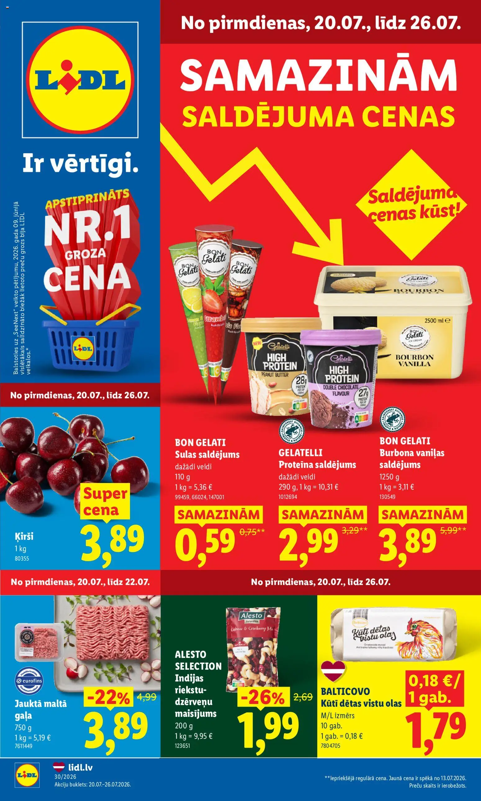 Skatīt Lidl akciju bukletu, derīgs no 20.07.2026.