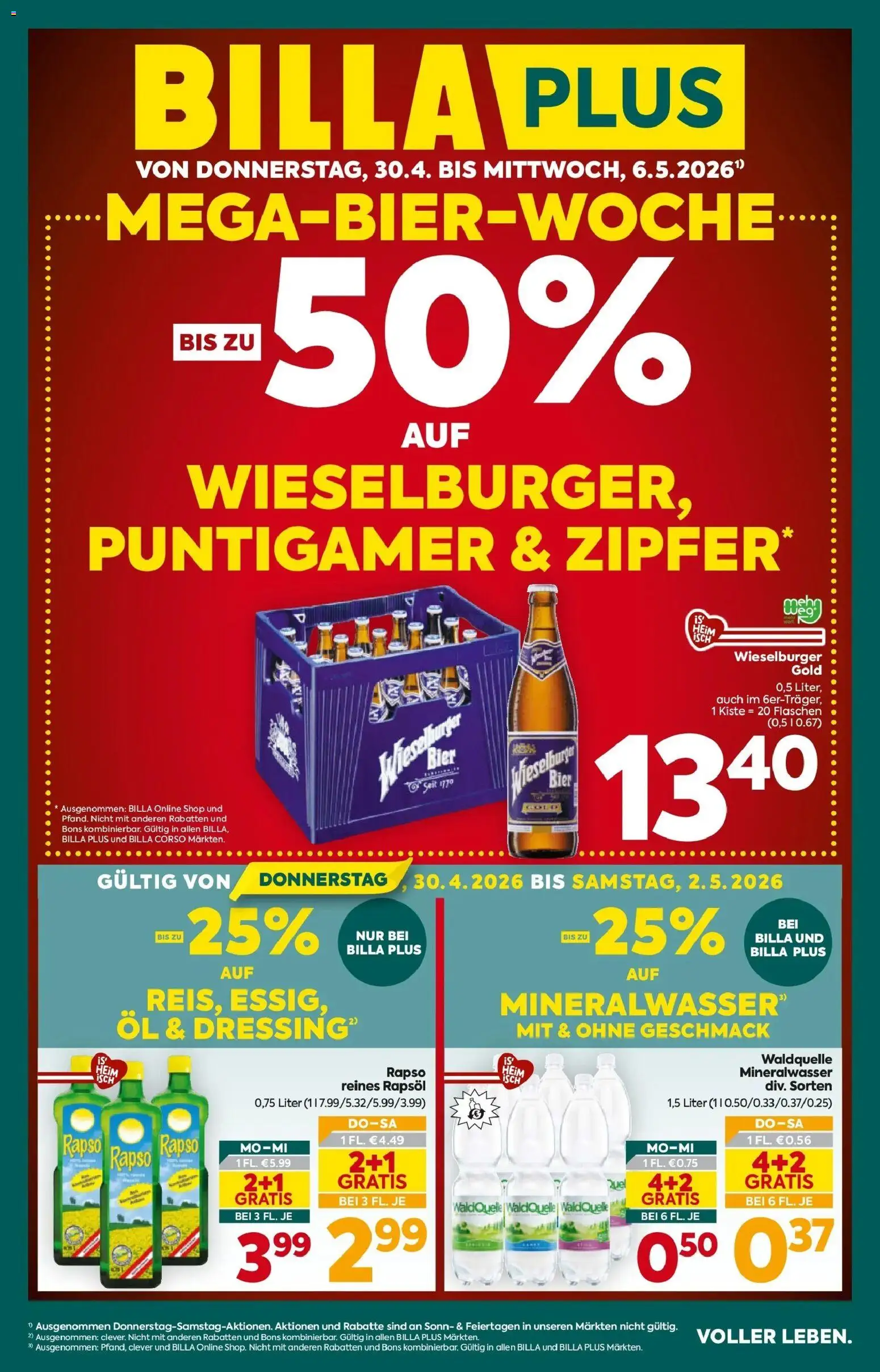 Vorschau der Angebote: Billa Plus Billa Plus Flugblatt - Niederösterreich gültig ab 30.04.2026