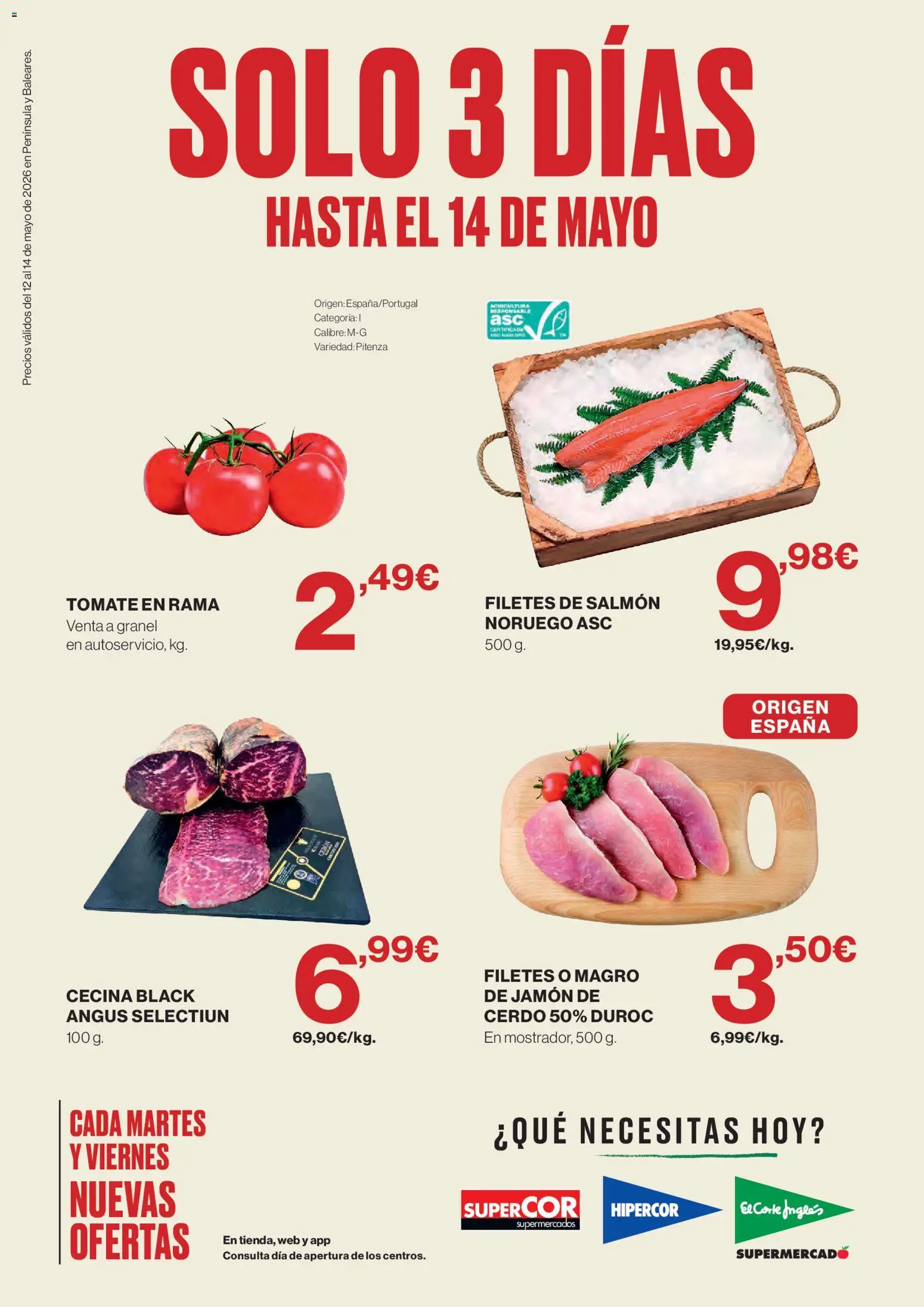 Vista previa del folleto de la tienda Hipercor válido desde el 12/05/2026 