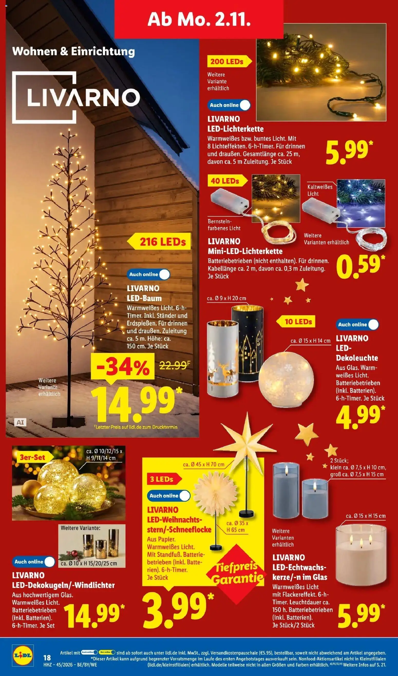 Vorschau von dem Prospekt des Geschäftes Lidl, gültig ab dem 02.11.2026