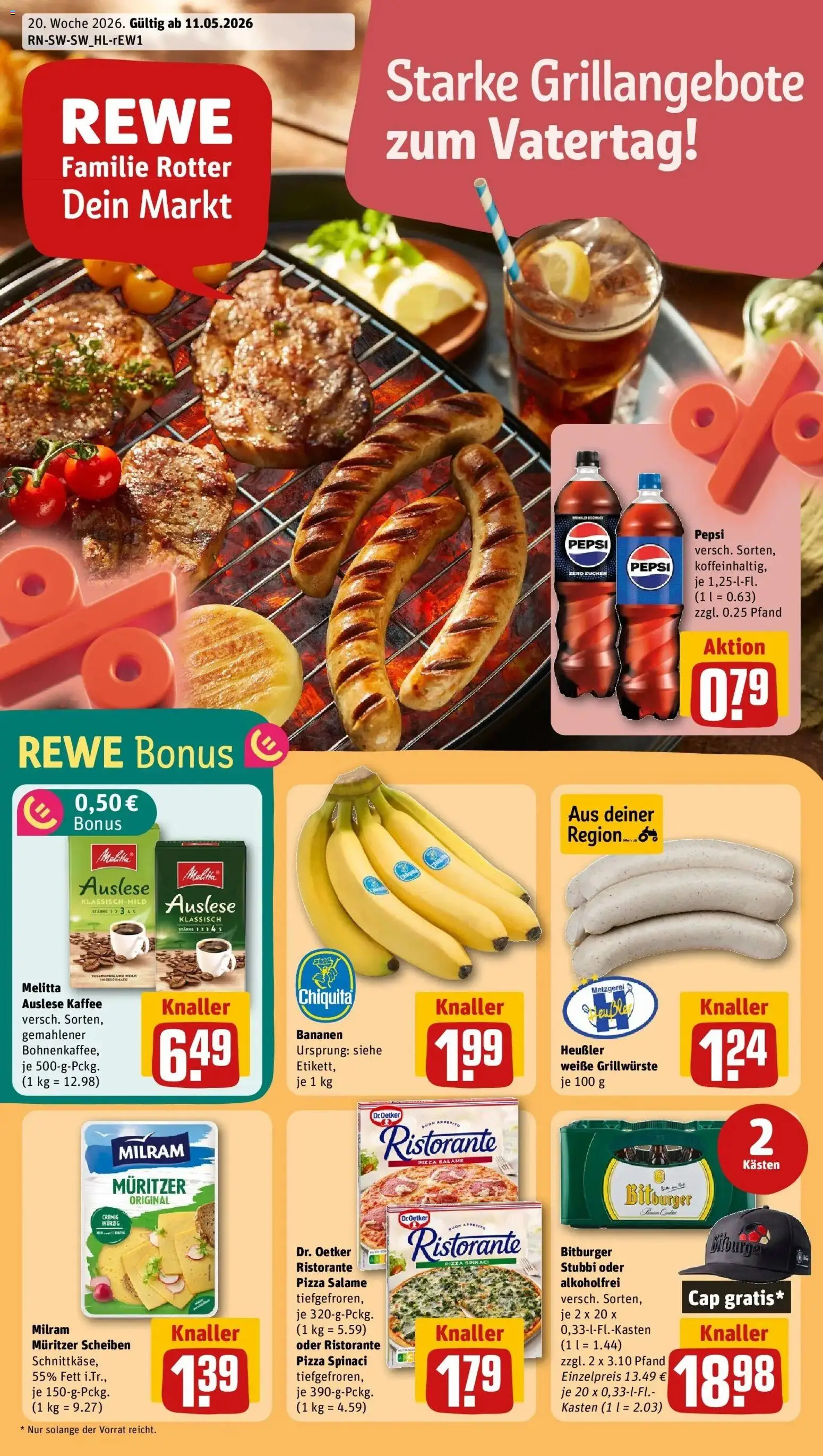 Vorschau von dem Prospekt des Geschäftes Rewe, gültig ab dem 10.05.2026