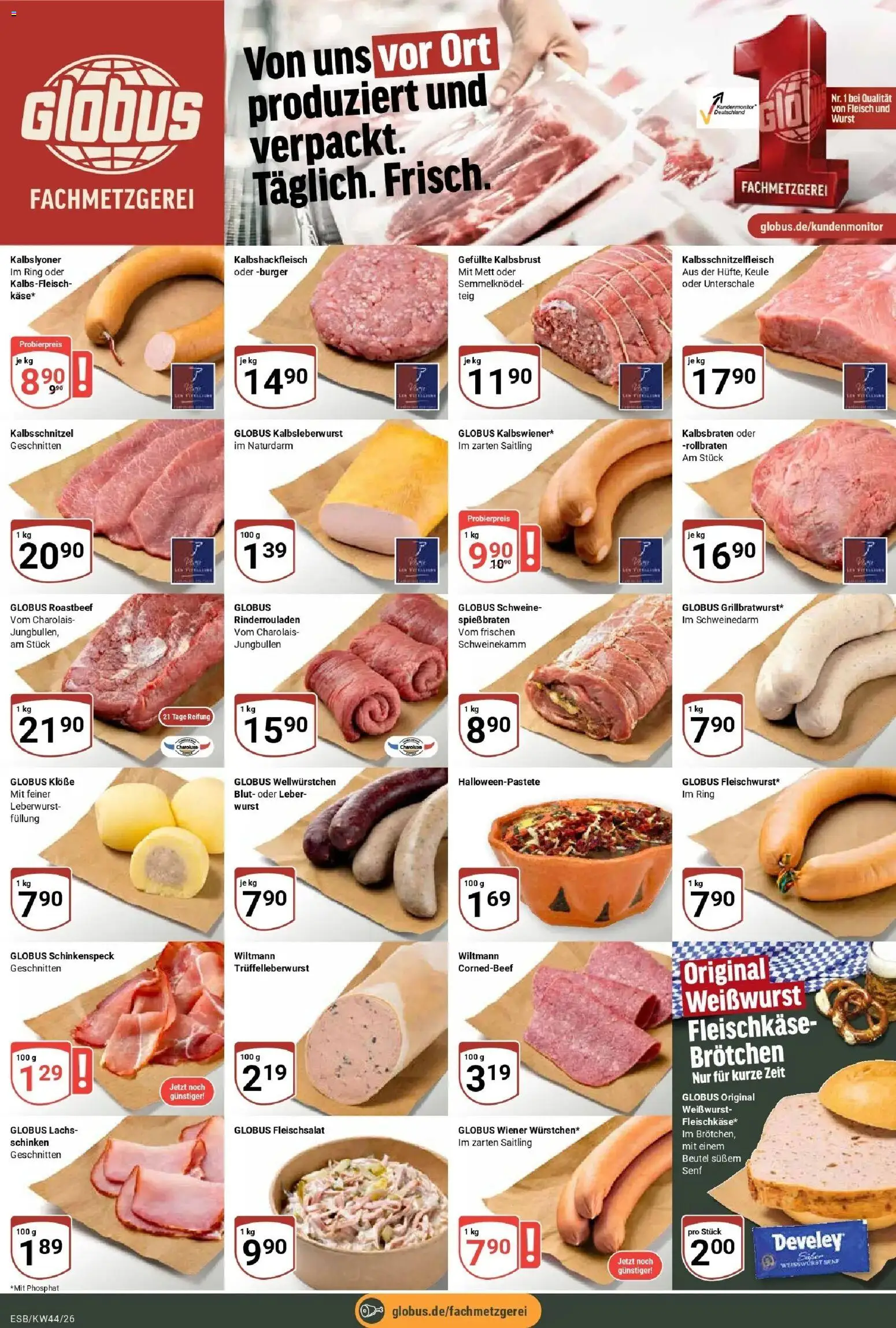 Vorschau von dem Prospekt des Geschäftes Globus, gültig ab dem 26.10.2026