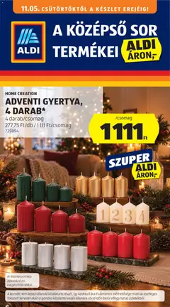 Aldi - Aldi Fekete Novemberi megtekintése, amely érvényes 2026.11.05.-től