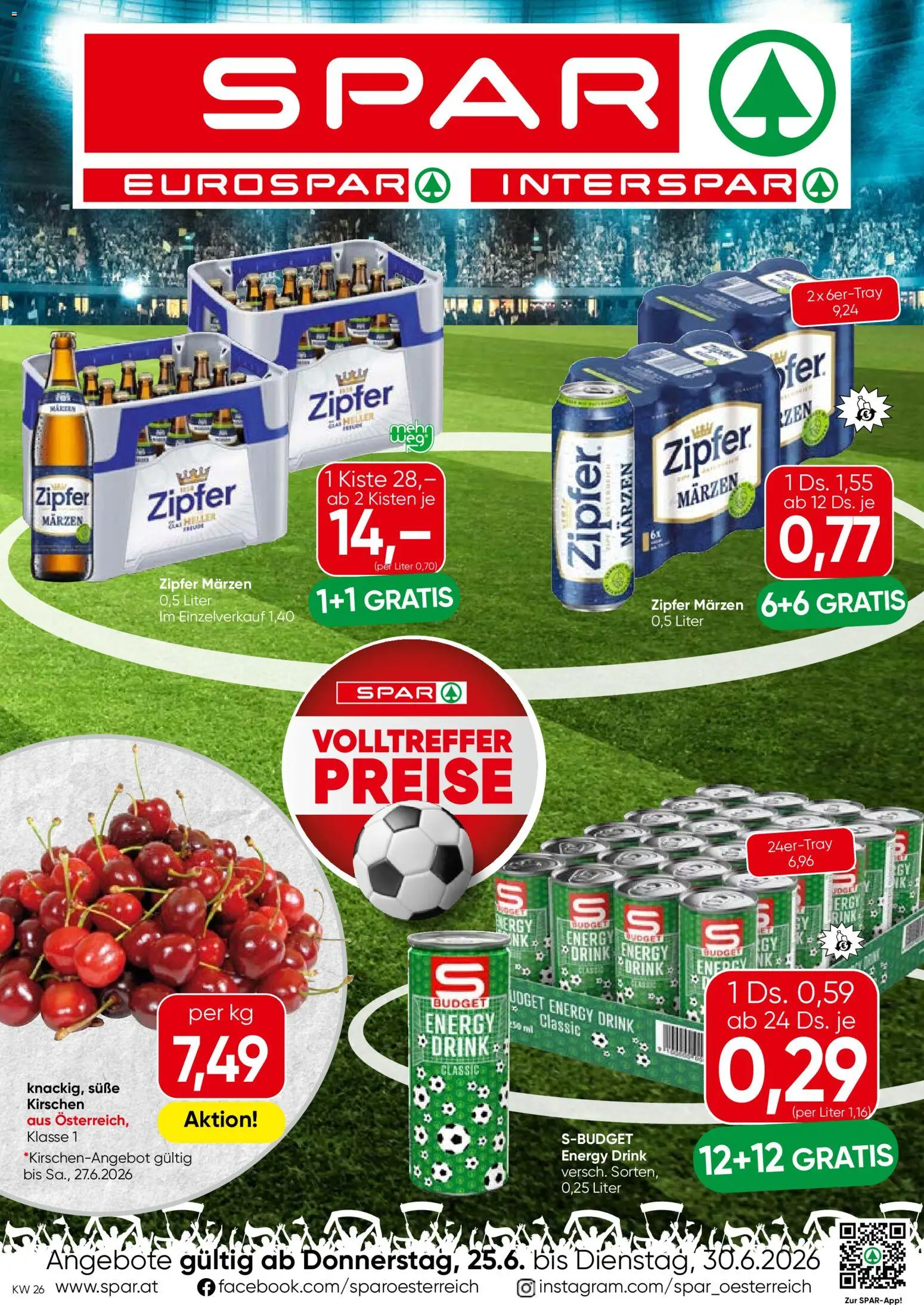 Vorschau der Angebote: Spar Spar Flugblatt - Salzburg gültig ab 25.06.2026